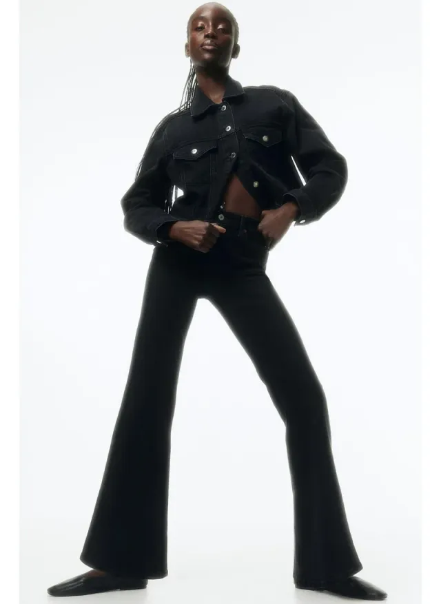 High-Rise Flared Jeans