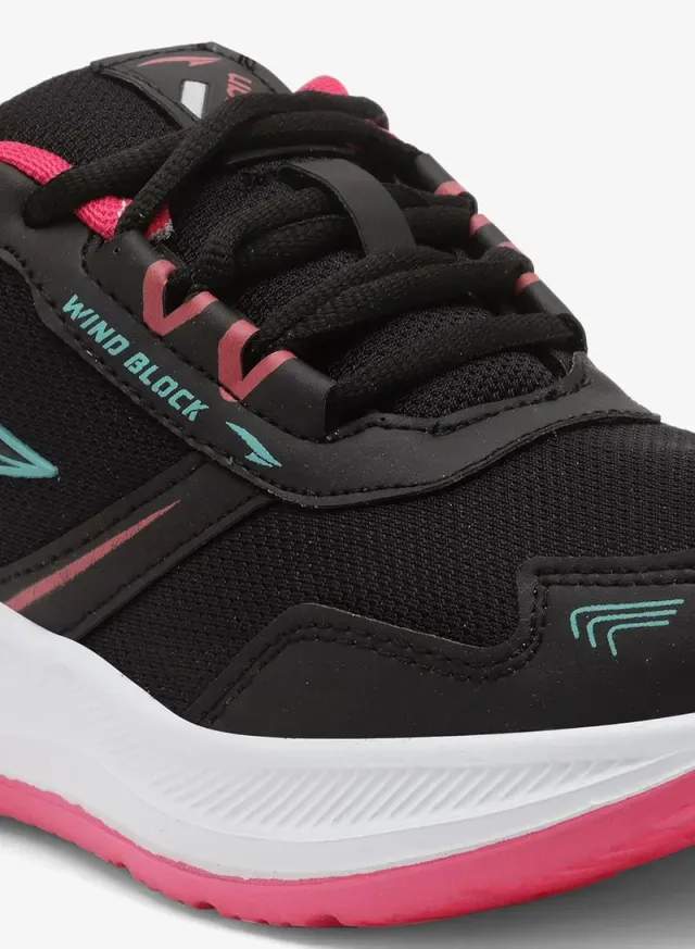 Girls' Athletic Sneakers Black Rani Pink – image 5